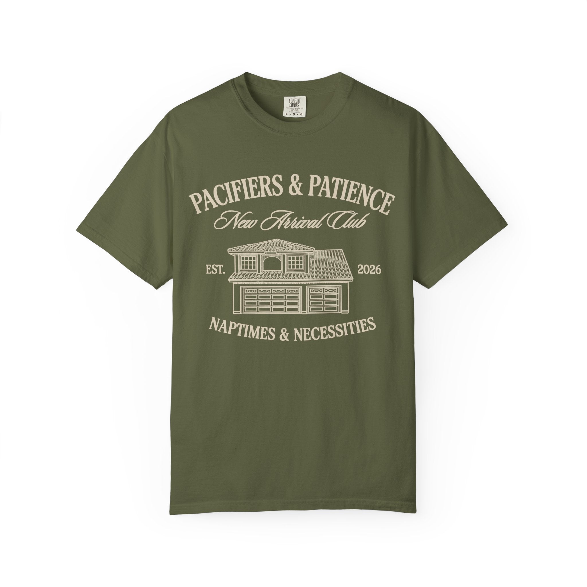 Pacifiers & Patience (Home) T-shirt