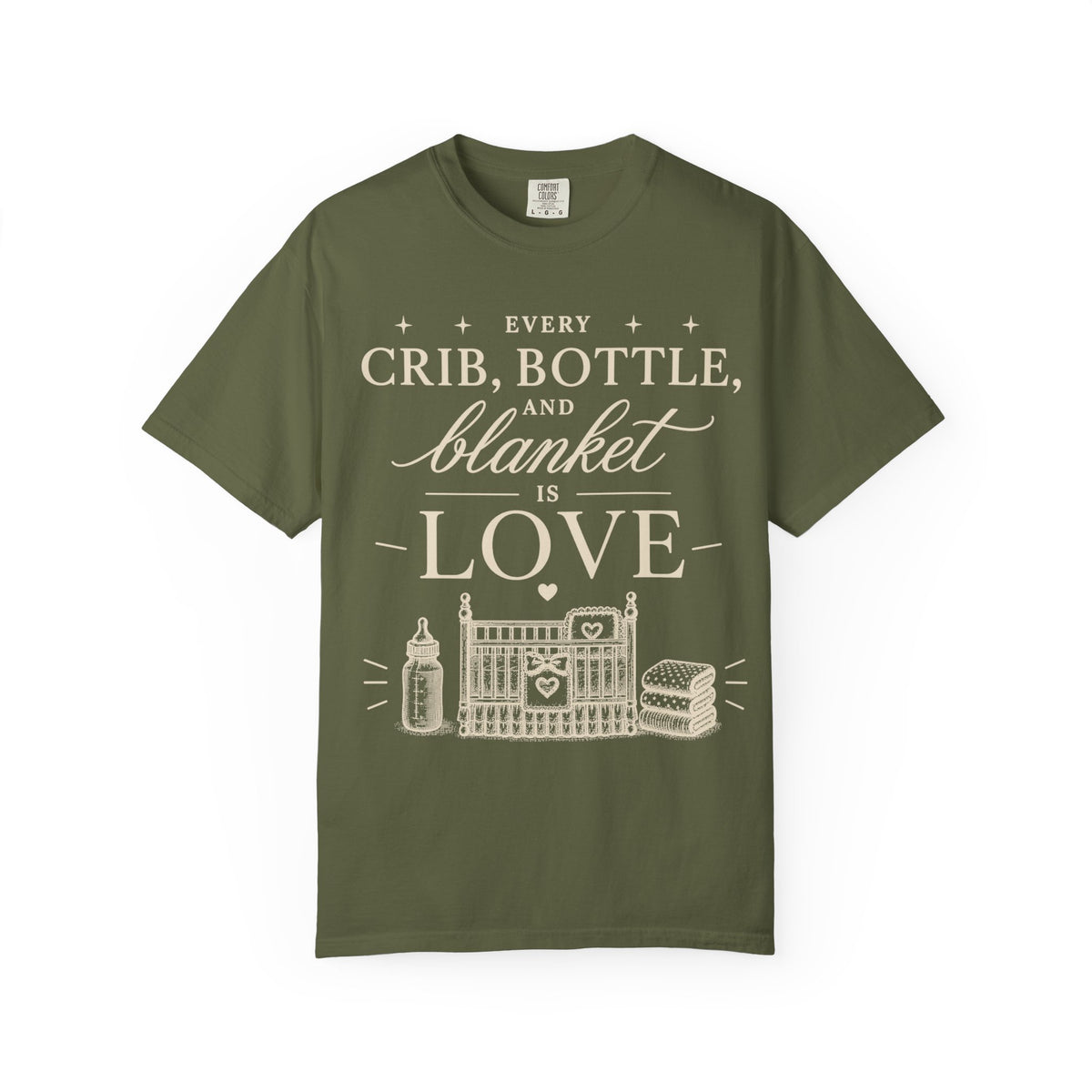 Crib Bottle Blanket T-shirt
