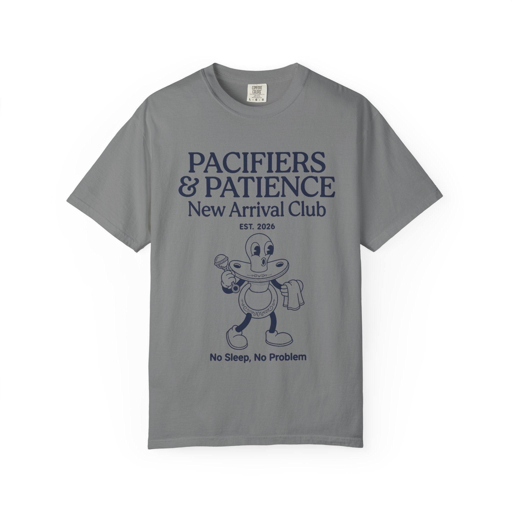 Pacifiers & Patience (Cartoon) T-shirt