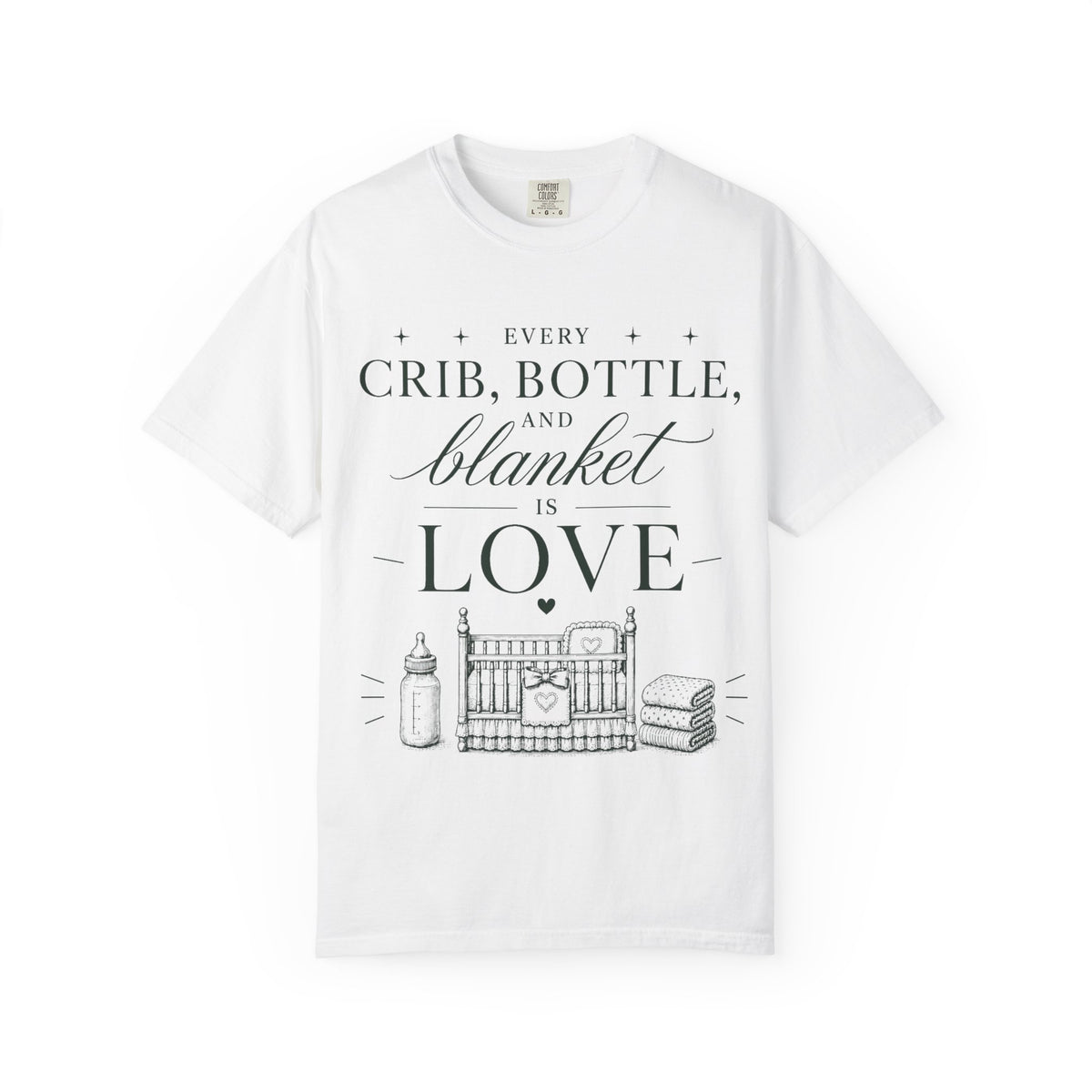 Crib Bottle Blanket T-shirt