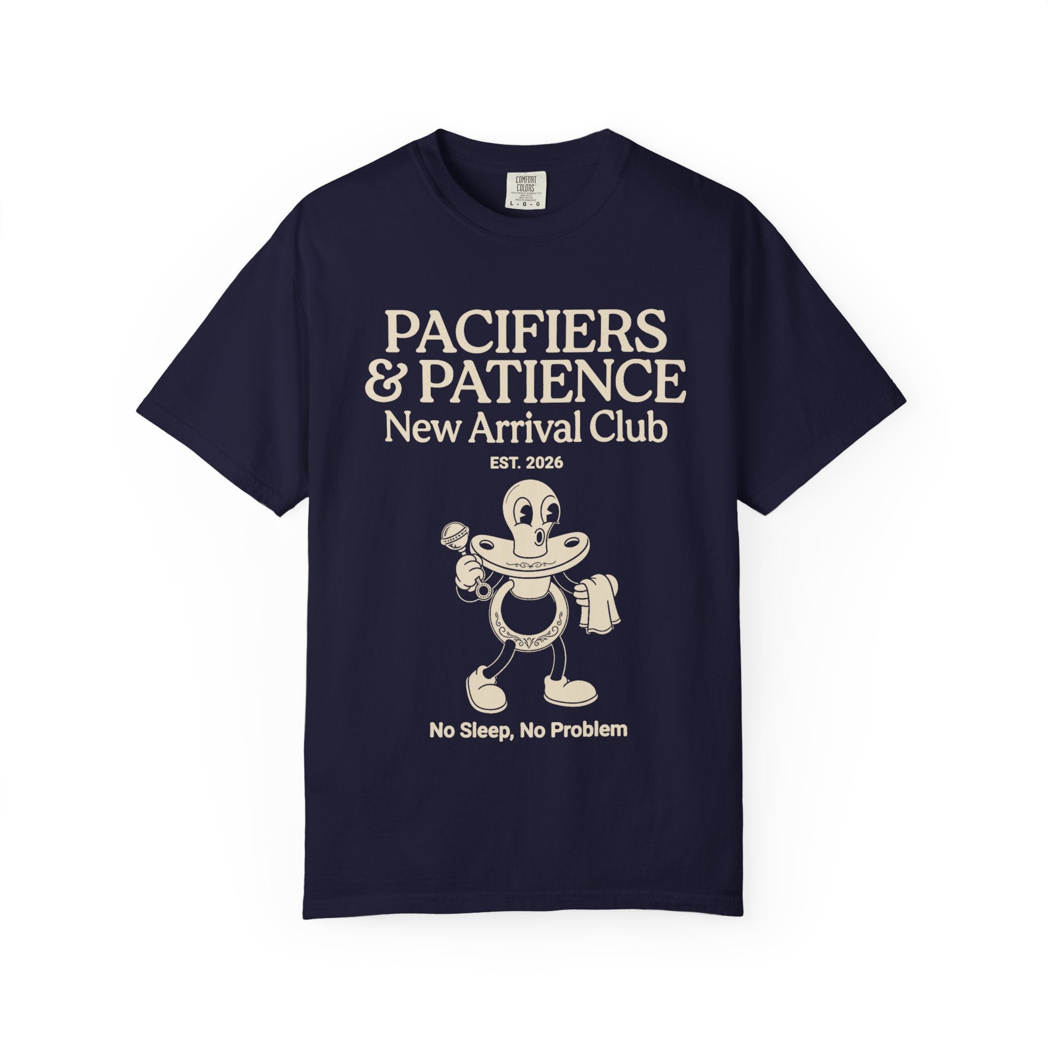 Pacifiers & Patience (Cartoon) T-shirt