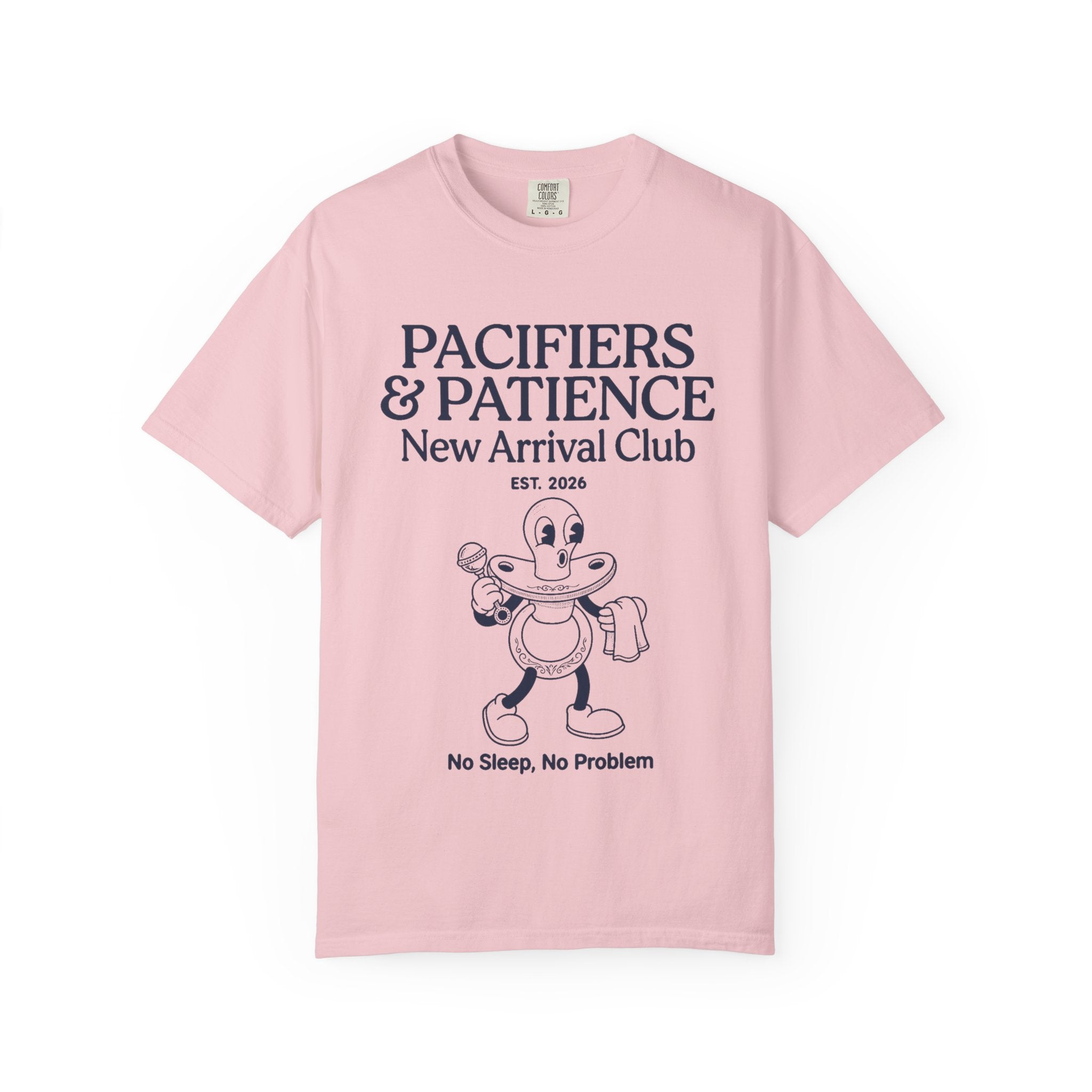 Pacifiers & Patience (Cartoon) T-shirt