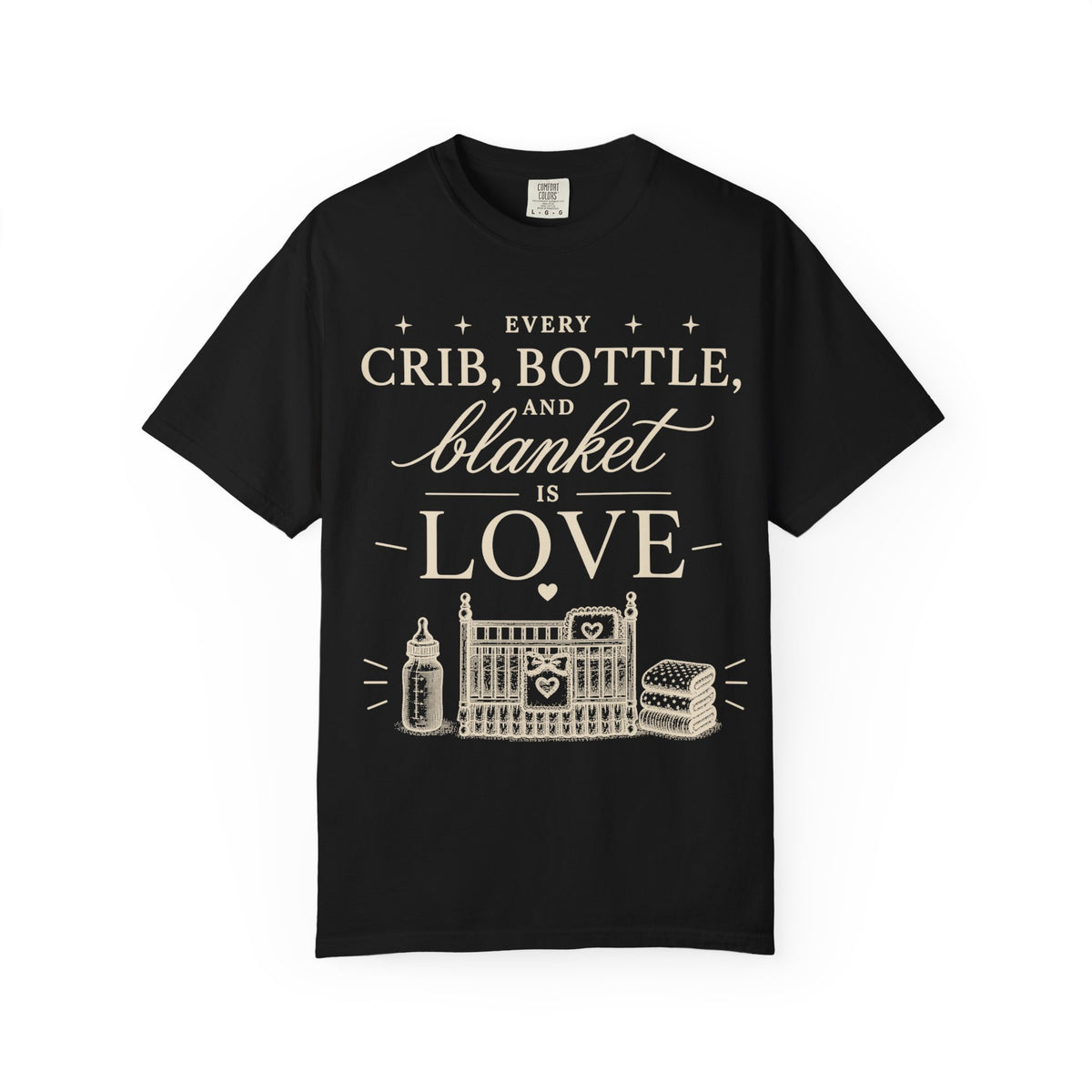 Crib Bottle Blanket T-shirt